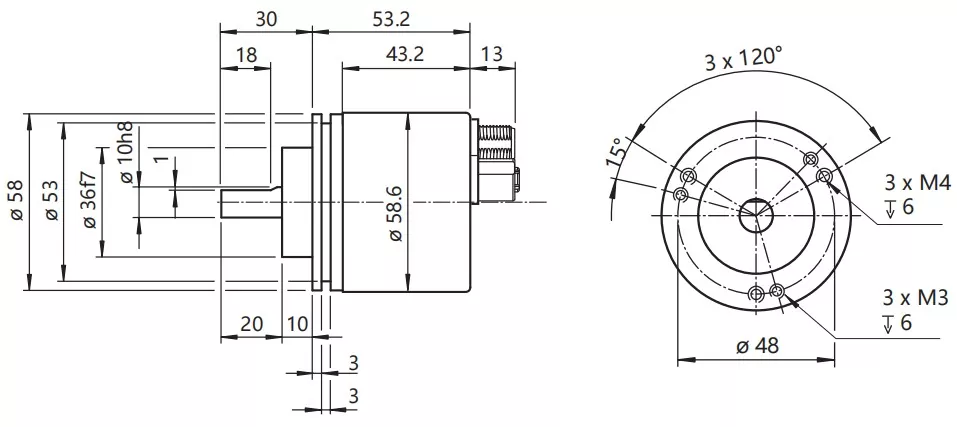 58mm Ethercat Heavy Duty Encoder